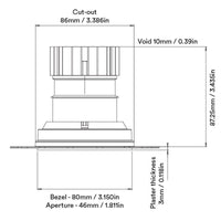 Orluna Fade Fixed Downlight | All Square Lighting