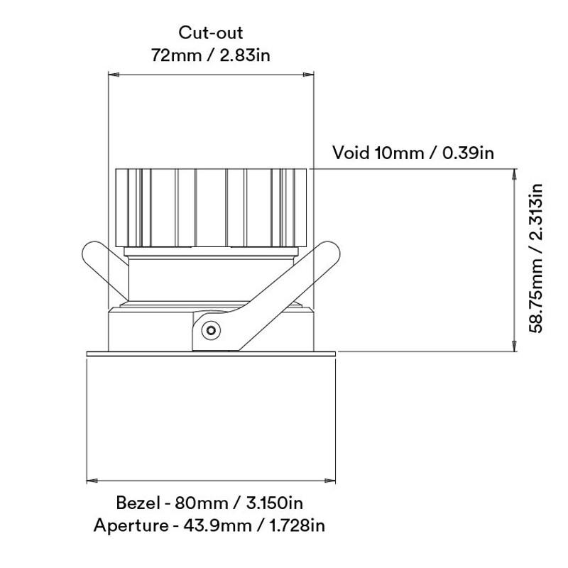 Fina Adjustable Downlight