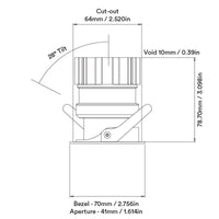 Orluna Mina Adjustable Downlight | All Square Lighting
