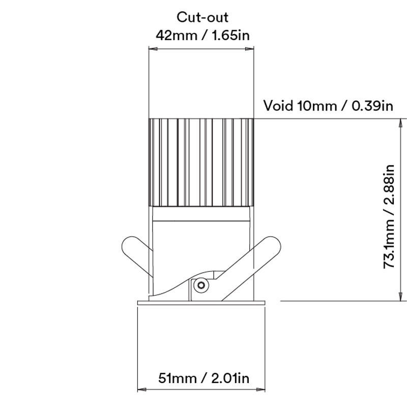 One Mini Fixed Downlight