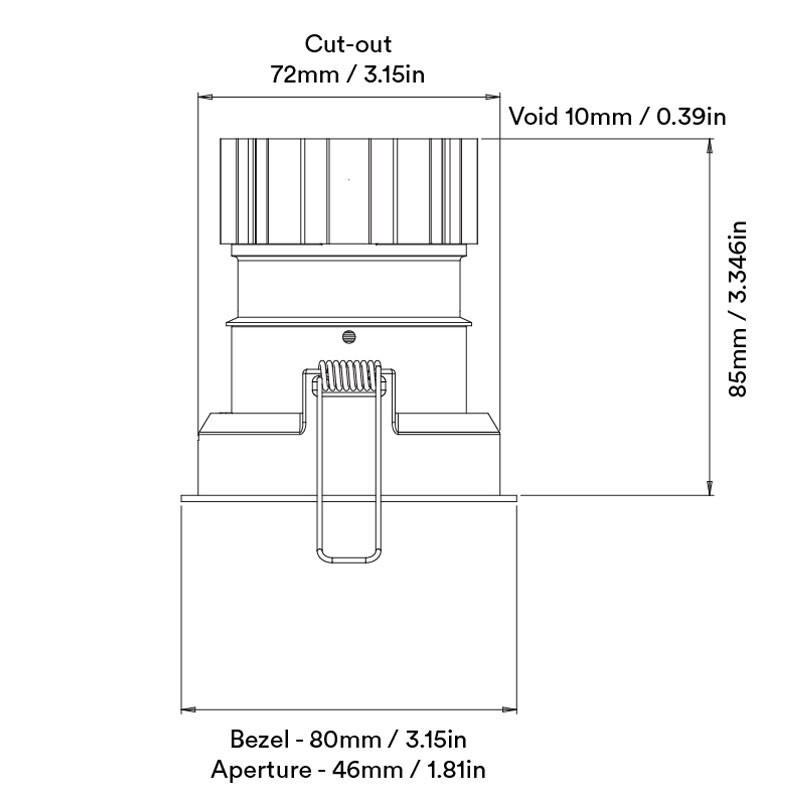 Suri Fixed Downlight
