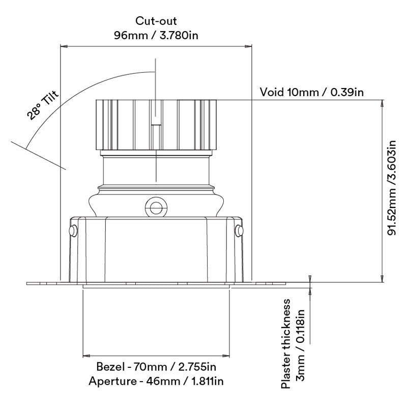 Tiyo Adjustable Downlight