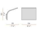 Panzeri App 24 Wall Light | All Square Lighting