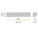 Panzeri Cross 60 Wall Light | All Square Lighting