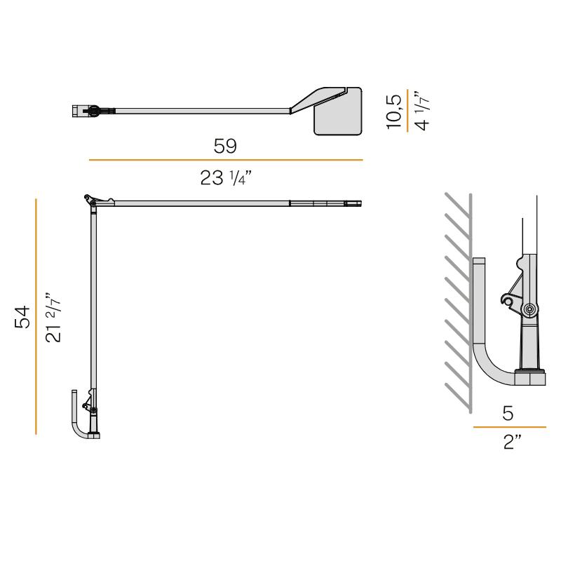 Jackie Task Wall Light