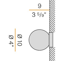Panzeri Murané Recessed Wall Light | All Square Lighting