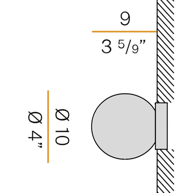 Panzeri Murané Recessed Wall Light | All Square Lighting