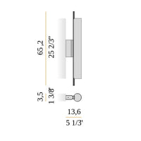 Panzeri Ombra 65 Wall Light | All Square Lighting