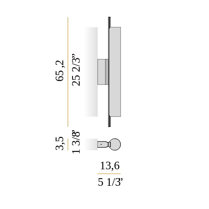 Ombra 65 Wall Light