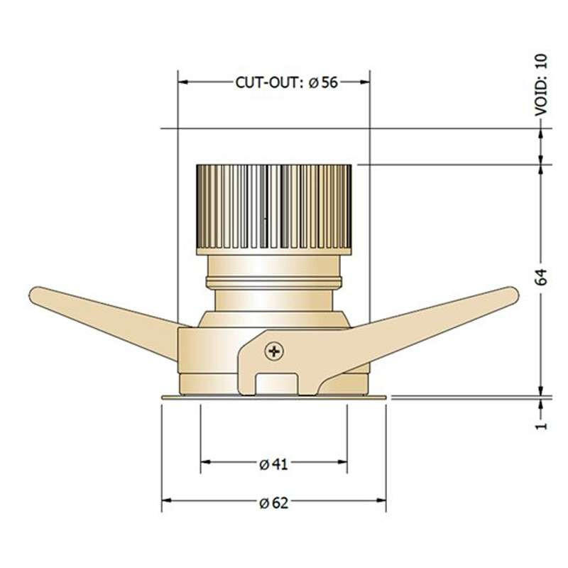 Eyeconic Mini Trim Adjustable Downlight