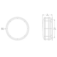 RBW Cape Medium Wall Light | All Square Lighting
