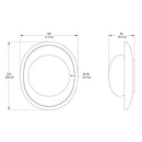RBW Crepe Small Wall Light | All Square Lighting