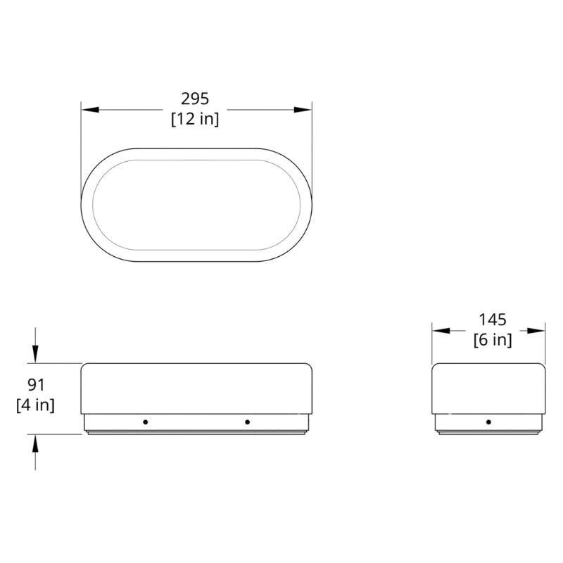Dimple Dash Wall Light