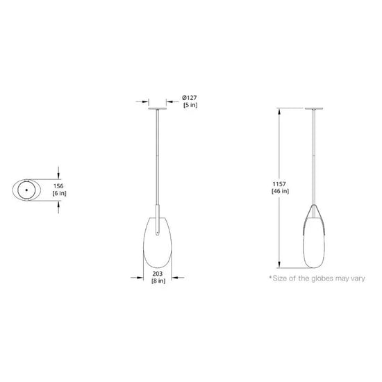 Gala Long Pendant Light