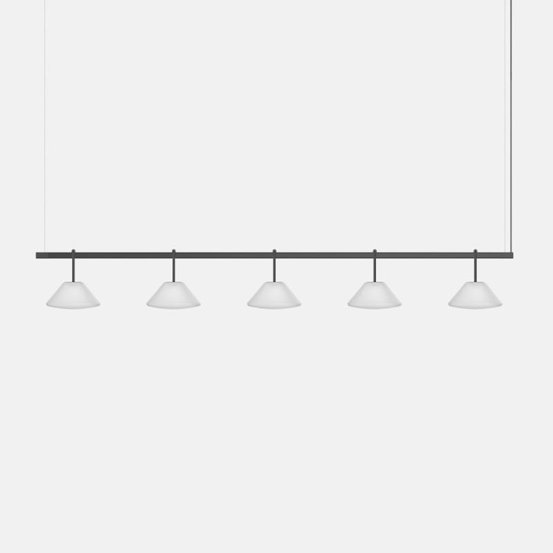RBW Highline 8’ 5 Head Pendant Light | All Square Lighting