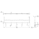 RBW Highline 8’ 5 Spot Pendant Light | All Square Lighting