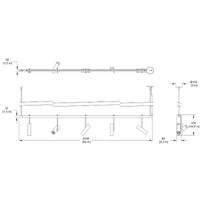 RBW Highline 8’ 5 Spot Pendant Light | All Square Lighting
