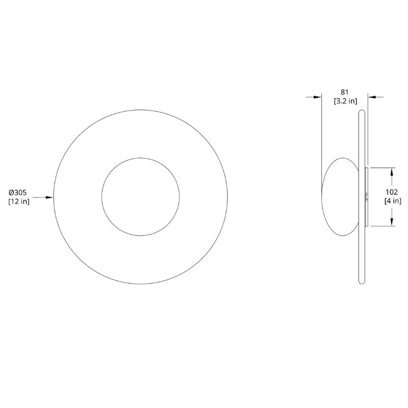 Topo Medium Wall Light