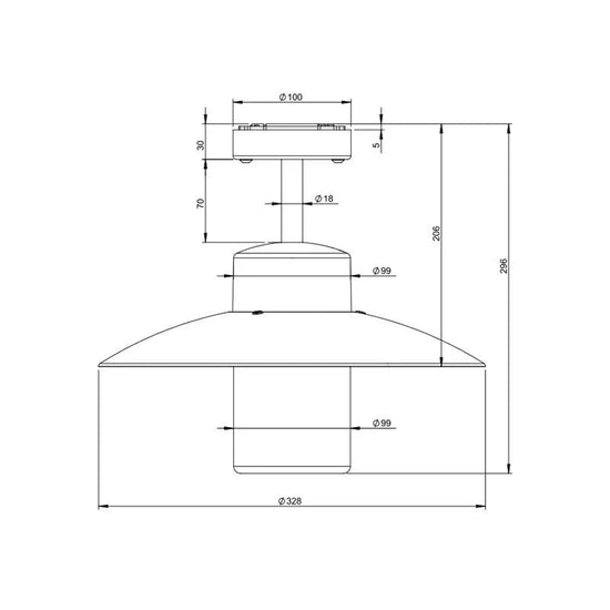 Aubanne N°2 Ceiling Light