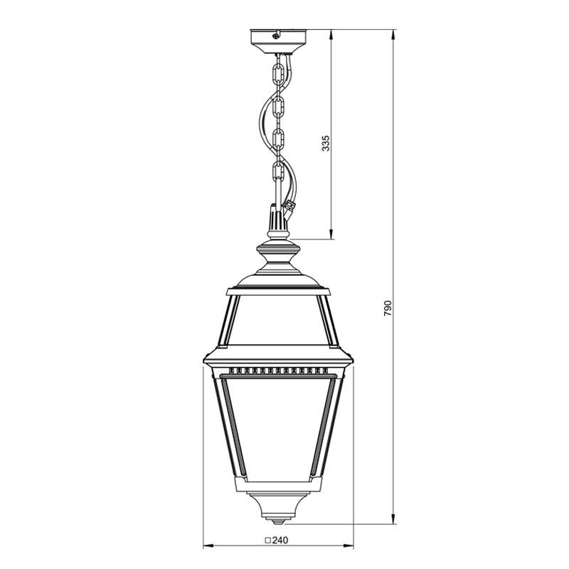 Avenue 2 N°1 Pendant Light
