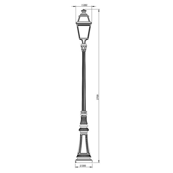 Avenue 3 N°7 LED Floor Lantern
