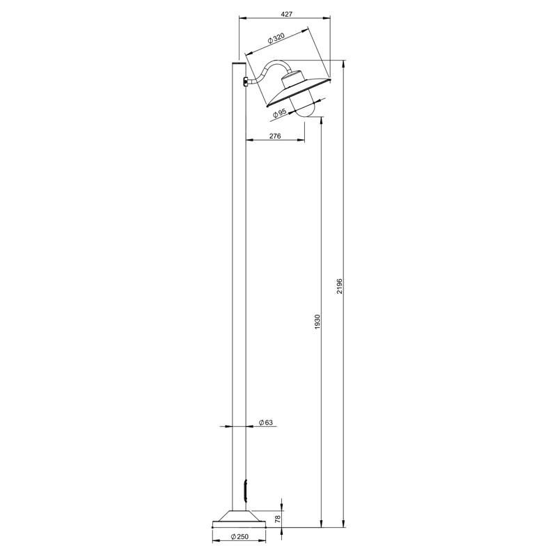 Roger Pradier Belcour N°4 Floor Lamp | All Square Lighting