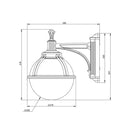 Roger Pradier Boréal N°4 Wall Light | All Square Lighting