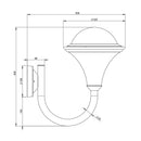Roger Pradier Dallas N°1 Wall Light | All Square Lighting