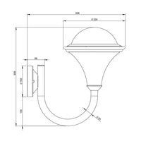 Roger Pradier Dallas N°1 Wall Light | All Square Lighting