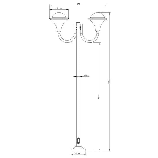 Dallas N°10 Floor Lamp