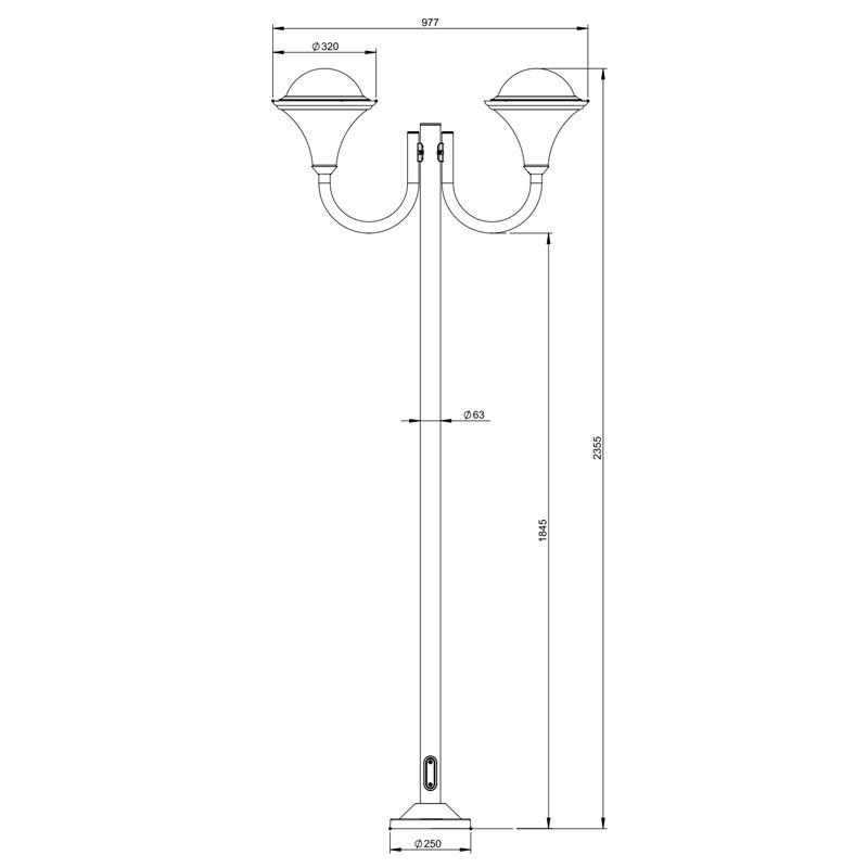Dallas N°10 Floor Lamp