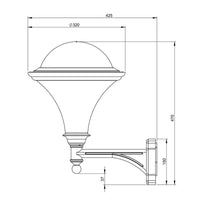 Roger Pradier Dallas N°3 Wall Light | All Square Lighting