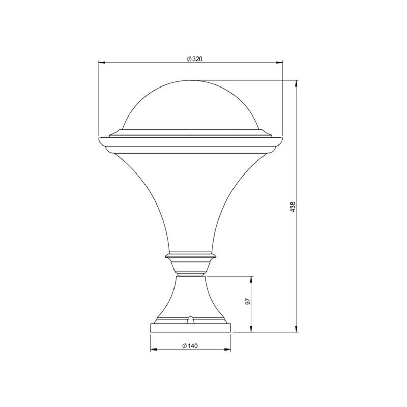 Roger Pradier Dallas N°5 Floor Lamp | All Square Lighting