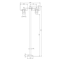 Roger Pradier Kent N°5 Floor Lamp | All Square Lighting