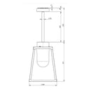 Roger Pradier Lampiok 1 N°2 Pendant Light | All Square Lighting