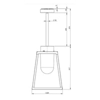 Roger Pradier Lampiok 1 N°2 Pendant Light | All Square Lighting