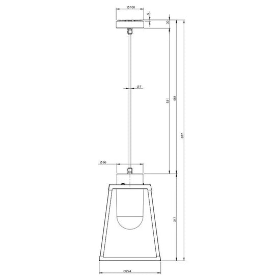 Lampiok 1 N°3 Pendant Light
