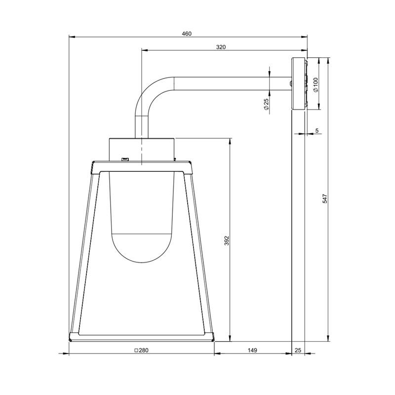 Roger Pradier Lampiok 2 N°3 Wall Light | All Square Lighting