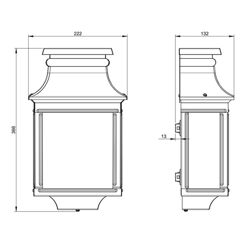 Louis Philippe 1 Wall Light