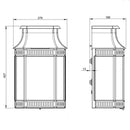 Roger Pradier Louis Philippe 2 Wall Light | All Square Lighting