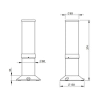 Roger Pradier OL 11 N°3 Floor Lamp | All Square Lighting