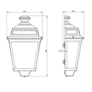 Roger Pradier Place des Vosges 1 Tradition N°2 Wall Light | All Square Lighting