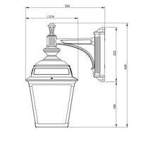 Roger Pradier Place des Vosges 1 Tradition N°4 Wall Lantern | All Square Lighting