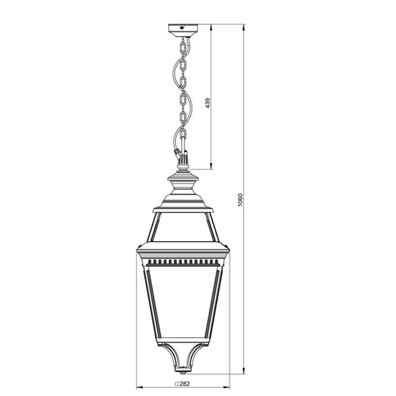 Place des Vosges 3 N°1 Pendant Light