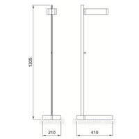 Tekna Butterfield N015 Floor Lamp | All Square Lighting
