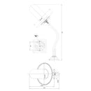 Tekna Butterfly N081 45° Wall Light | All Square Lighting