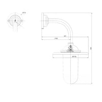 Tekna Butterfly N081 90° Wall Light | All Square Lighting