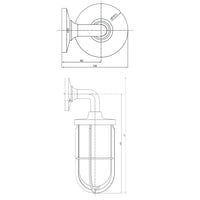 Tekna Docklight N010 Wall Light | All Square Lighting