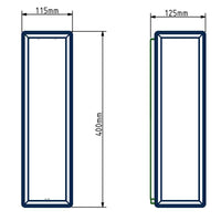 Tekna Hemsby 400 N179 Wall Light | All Square Lighting
