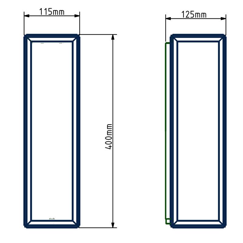 Tekna Hemsby 400 N179 Wall Light | All Square Lighting